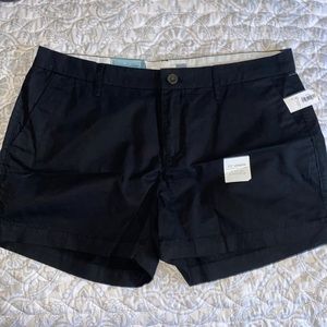NWT Old Navy Size 8 black shorts. 3.5” inseam